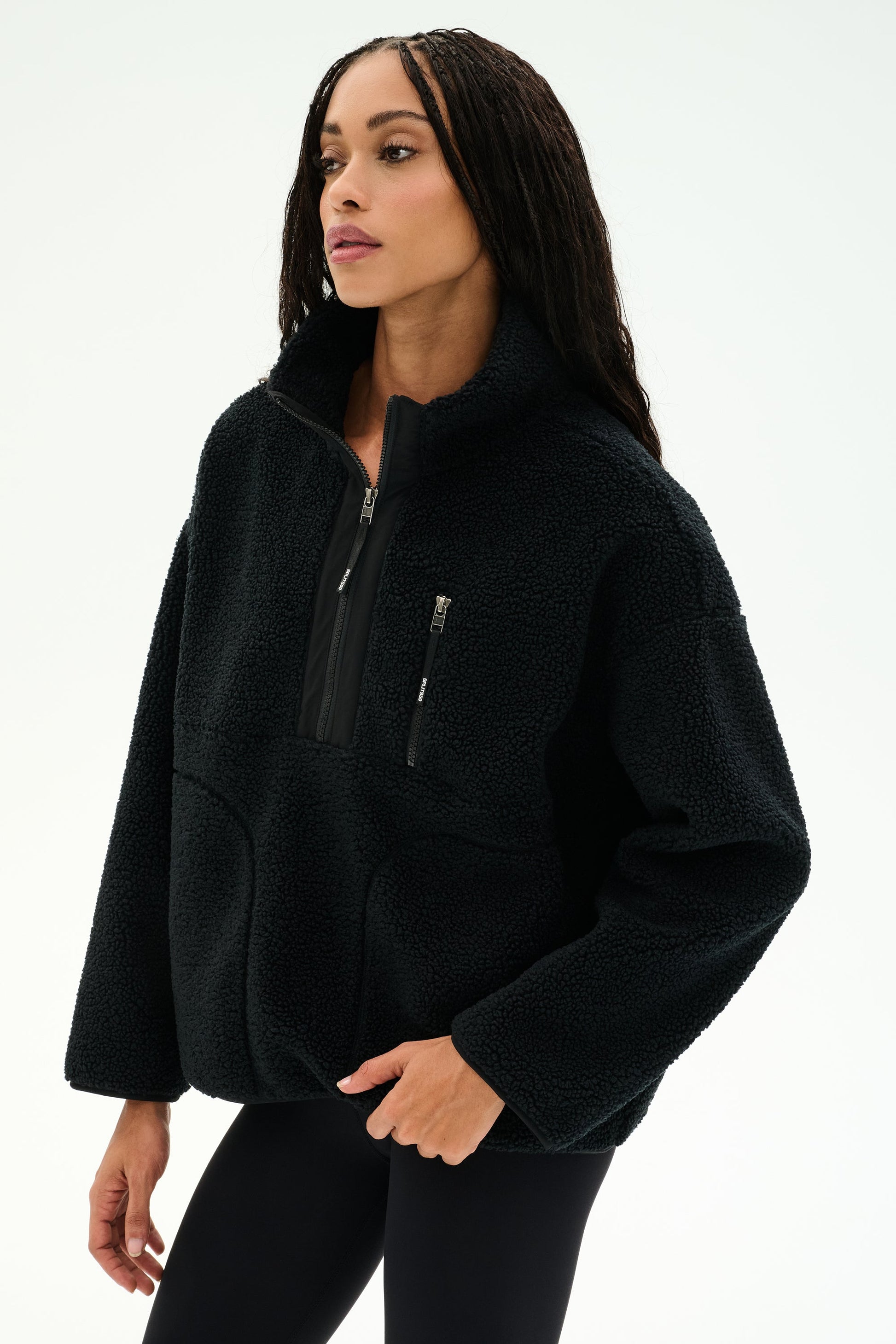 Reese Sherpa Half Zip Pullover - Splits59