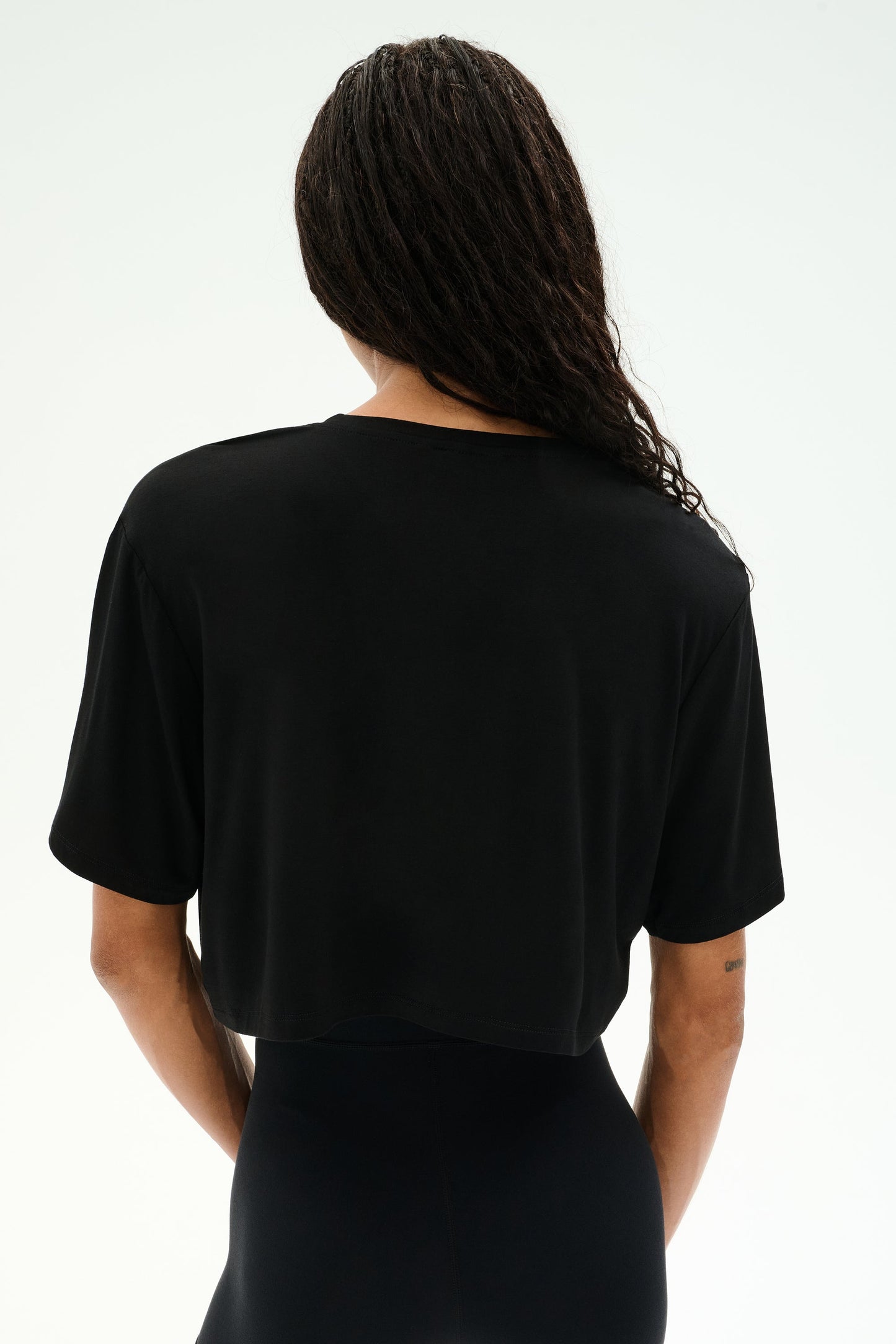 Djuna Oversized Crop Jersey Tee - Splits59