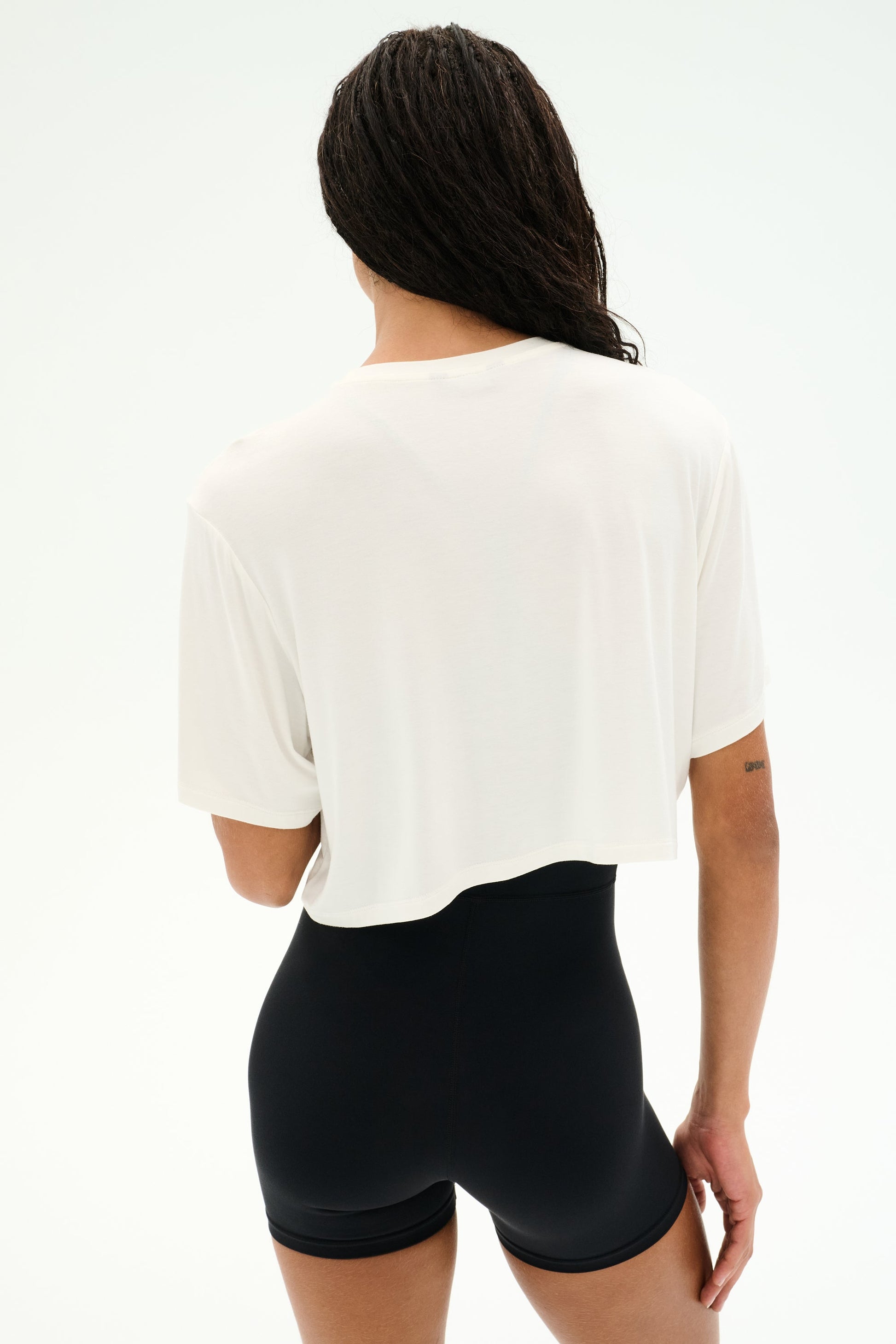 Djuna Oversized Crop Jersey Tee - Splits59