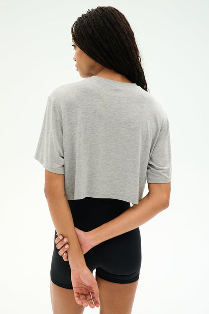 Djuna Oversized Crop Jersey Tee - Splits59