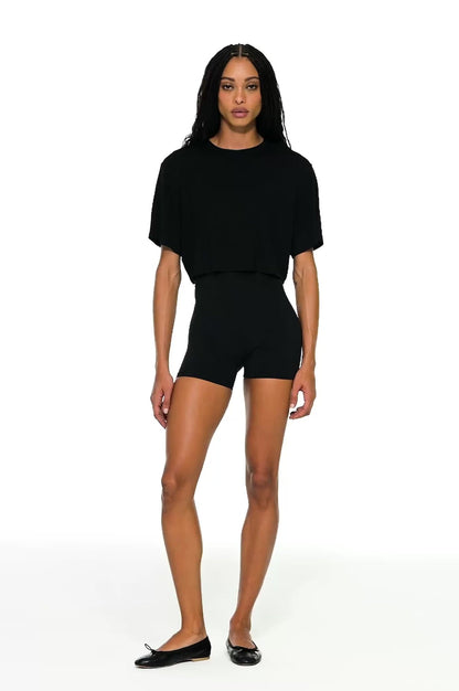 Djuna Oversized Crop Jersey Tee - Splits59