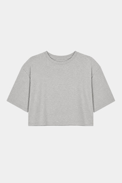 Djuna Oversized Crop Jersey Tee - Splits59