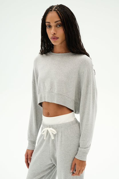 Noah Fleece Crop Sweatshirt - Splits59