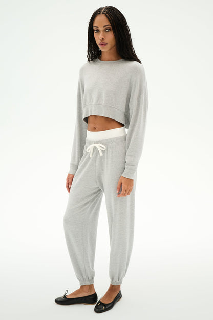 Noah Fleece Crop Sweatshirt - Splits59
