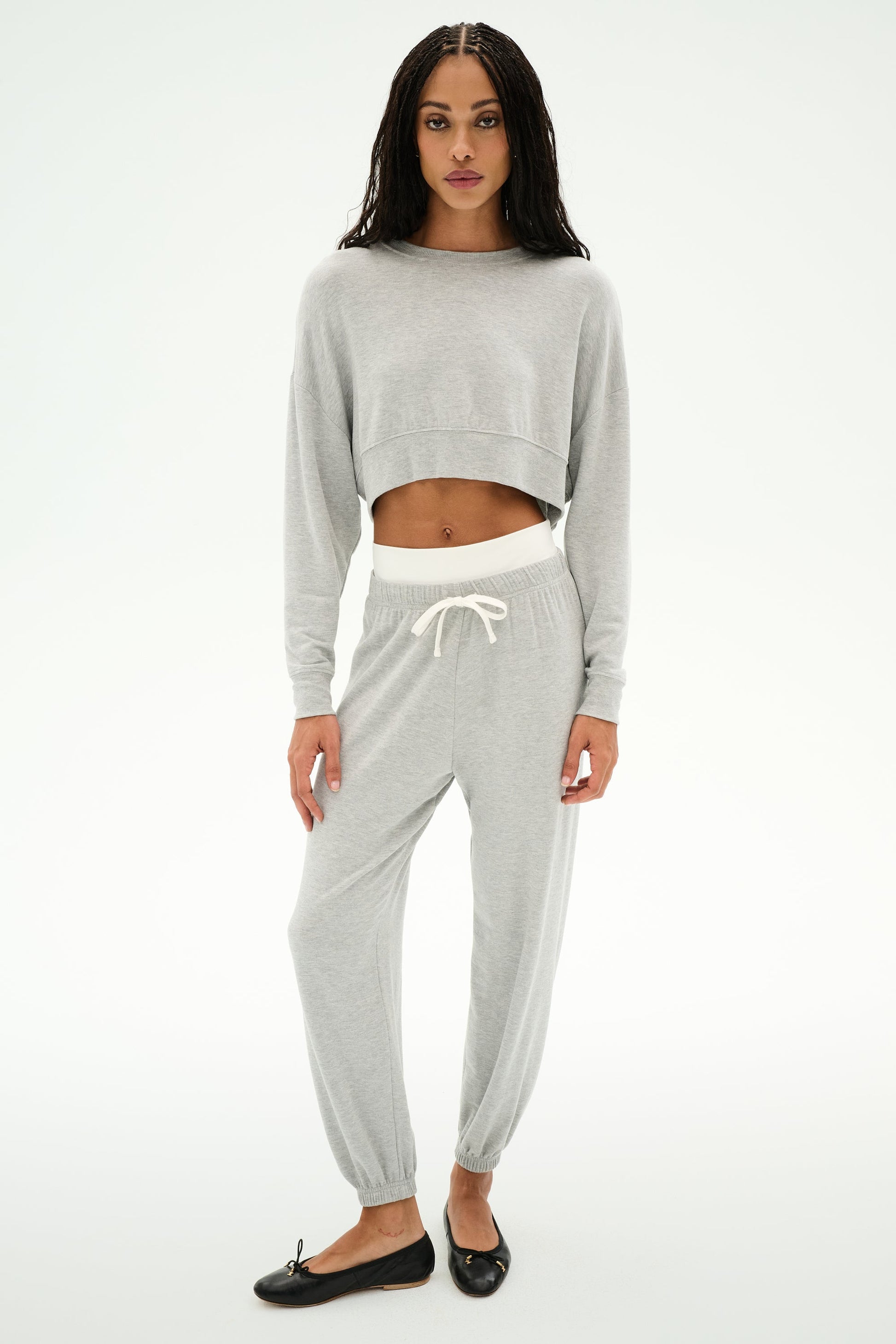 Noah Fleece Crop Sweatshirt - Splits59