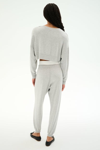 Noah Fleece Crop Sweatshirt - Splits59