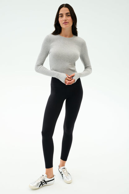 Louise Rib Long Sleeve Crop - Splits59