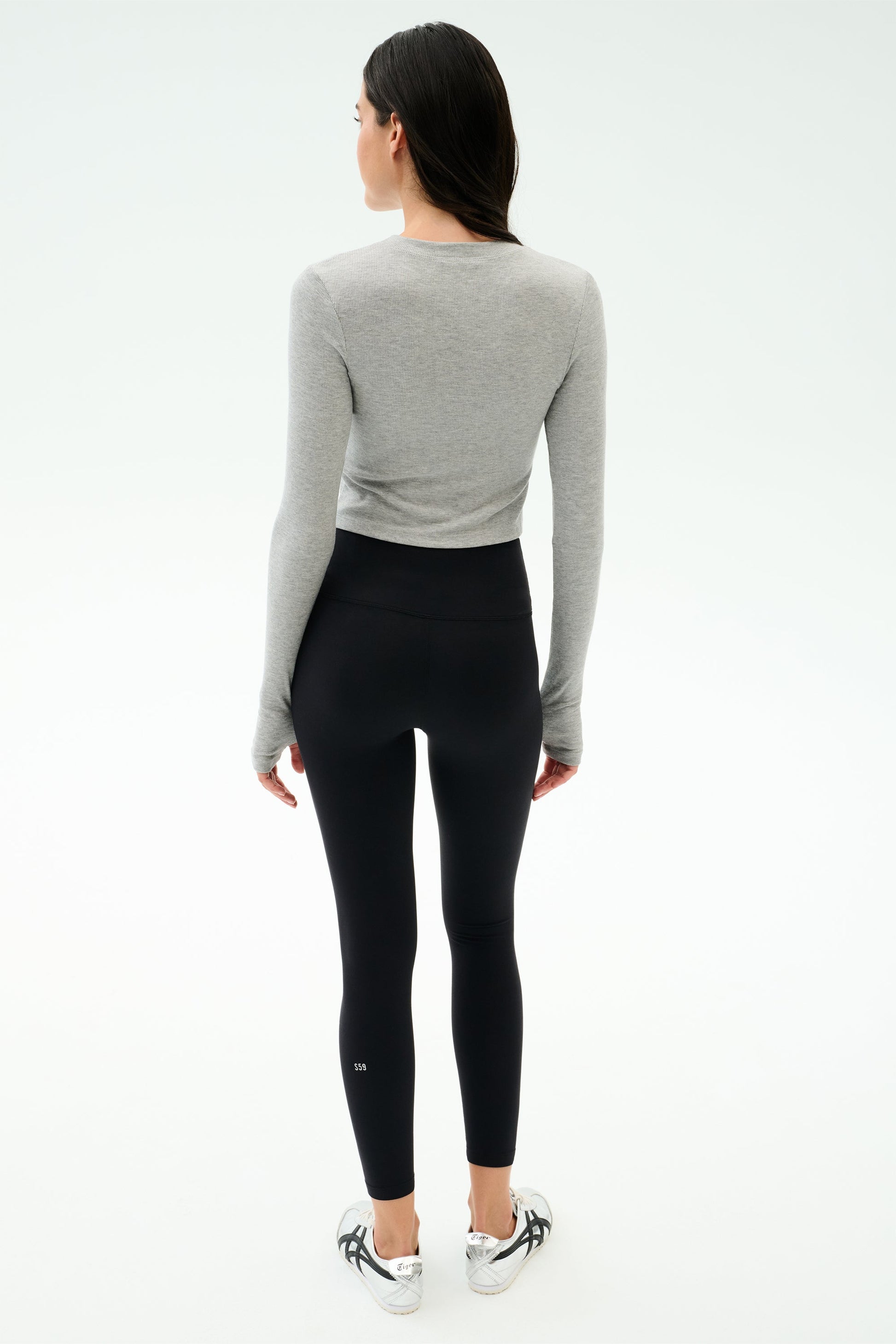 Louise Rib Long Sleeve Crop - Splits59