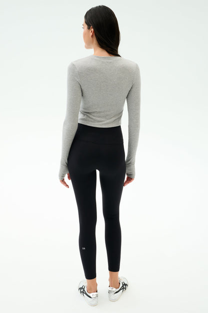 Louise Rib Long Sleeve Crop - Splits59